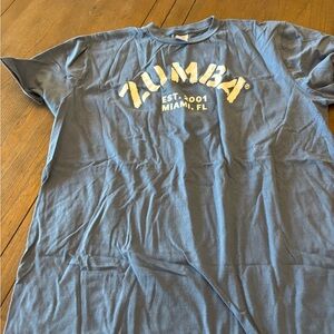Zumba Fitness Tee in Denim Blue